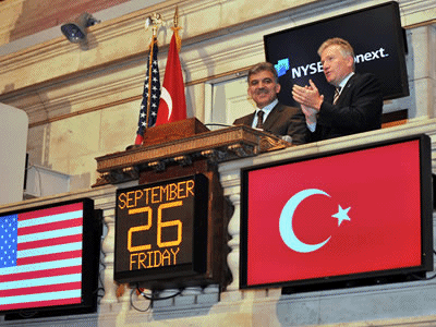 Cumhurbaşkanı Gül New York Borsası'nın Açılışını Yaptı